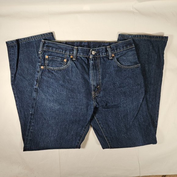 Levi's Blue Jeans Size W34 L32 Men's - Picture 2 of 5